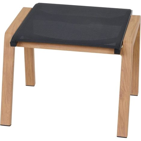 Siena Garden Catania Dining Hocker – Aluminium, teaklook & Ranotex in grau (T88500) (1/4)