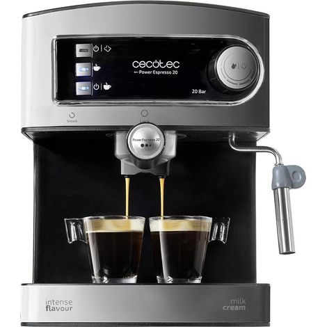 Machine à espresso 1,5 L 20 Bars Inox Cappuccino (1/2)