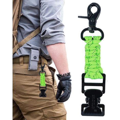 Fäustlingshalter Clip Robustes Geflochtenes Paracord Band