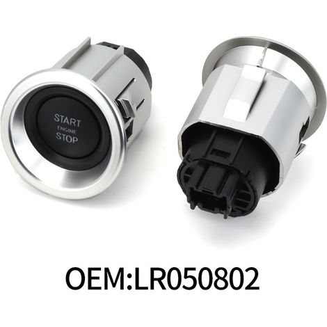LR050802 is a keyless start ignition switch button accessory for Land Rover Range Rover. (1/5)