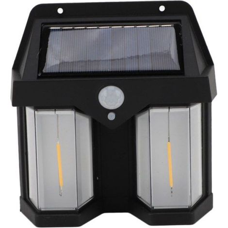 Applique murale solaire - Ulisem - 2 lampes LED - Détection de mouvement - 3 modes (1/5)