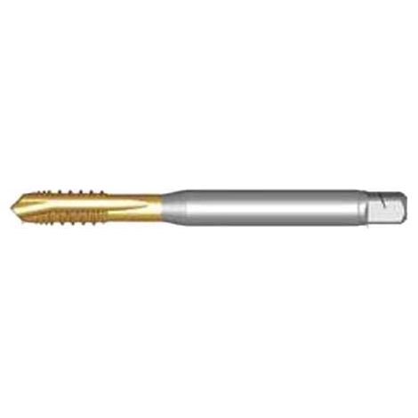 Dormer E422M10 Series E422 HSS-E-PM Taraud mécanique à pointe hélicoïdale avec revêtement en étain, norme DIN371, filetage M10 x 1,50 mm, longueur 100 mm