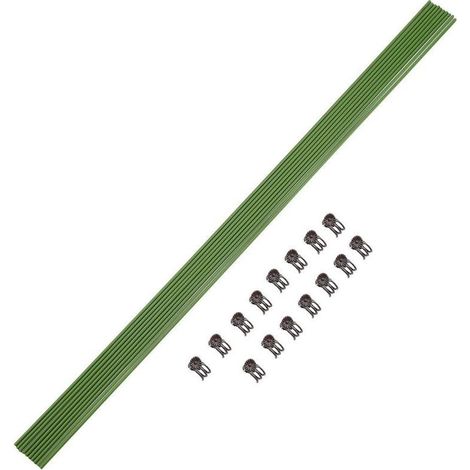 10pcs Fil de Support de Plante, Support de Cage de Plante en Plastique Pliable pour Jardin Fleurs Herbes Légumes (220324TW-3) (1/3)