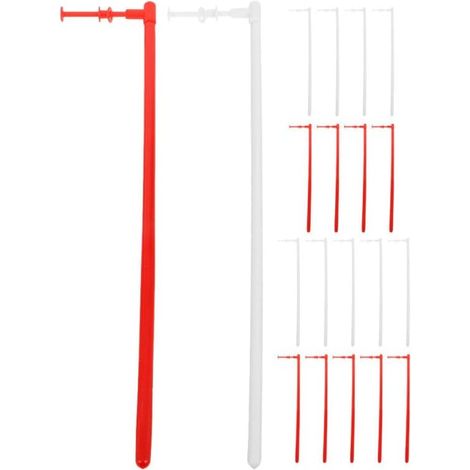 20 PièCes Tiges Solides en PVC pour Moulin À Vent Accessoires De Bricolage Tiges De Support 10.83 Pouces pour Projets Jardin ExtéRieur Et DéCoration (1/5)