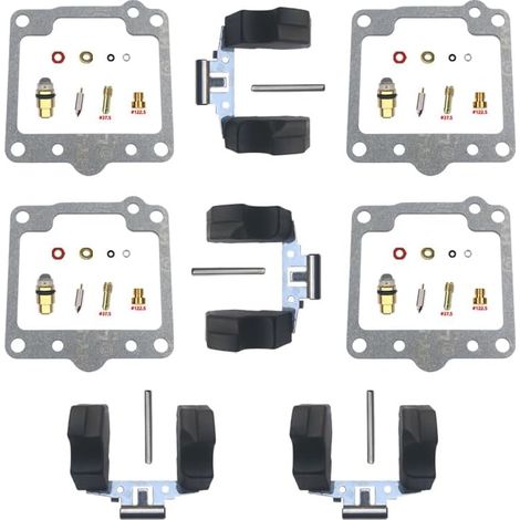 Vergaser Reparatursatz für GS700E 1985 650cc Schwimmer inline-4  für Kit1 700E GS 700 GS700 Reparatur Teile Motorrad Vergaser Überholung Ersatz Nadelventil Dichtung (1/2)