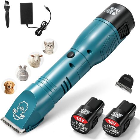 Tondeuse à batterie pour moutons avec 2 batteries 1500 mAh (1/5)