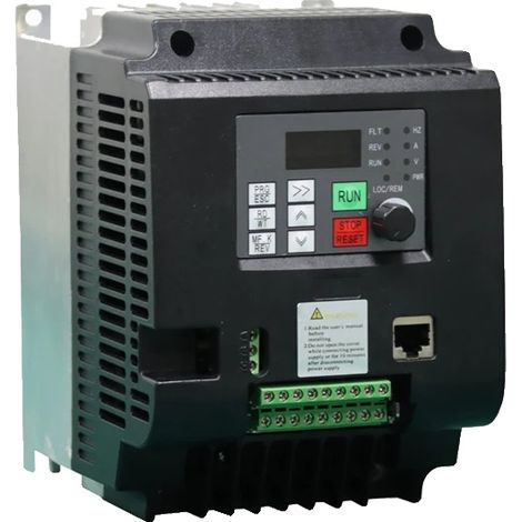Variateur de fréquence, monophasé 220 V vers triphasé 380 V, puissance de sortie de 0,75 kW à 7,5 kW, 5,5 kW, monophasé 220 V, triphasé 380 V (1/2)