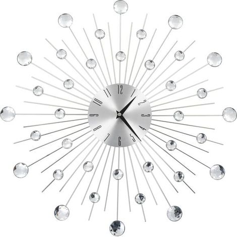 Horloge murale à mouvement quartz, design moderne, 50 cm (1/5)