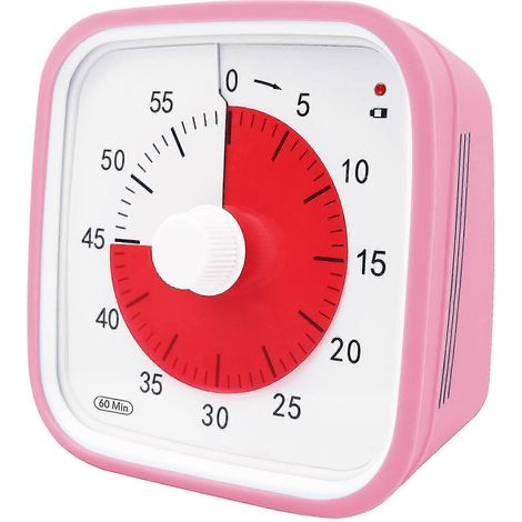 Minuteur visuel avec compte à rebours, idéal pour la salle de classe, la cuisine, le bureau, la salle d'étude et la technique Pomodoro.-AquaForge (1/5)
