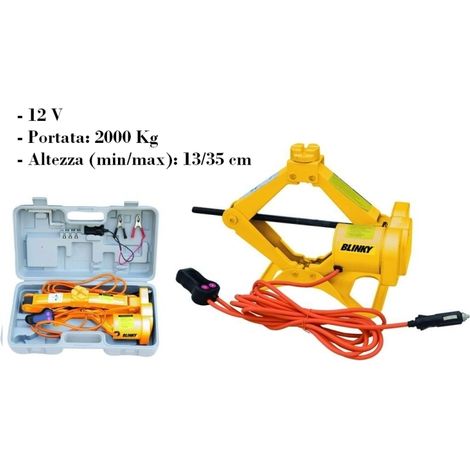 Cric/Sollevatore elettrico 12 Volt per auto con telecomando Blinky - EJ-20