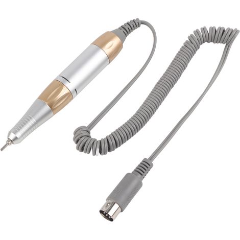 Manucure électrique lime à ongles professionnelle, poignée dorée silencieuse, faible chaleur, accessoire pour perceuse à ongles (1/5)
