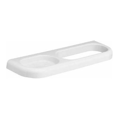 PORTA SAPONE E PORTA SALVIETTA  COMBINATO SERIE LINEA Misura: Bianco