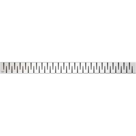 Alca Rejillas - Rejilla para canaleta de ducha lineal 95 cm, acero inoxidable pulido ZIP-950L (1/3)