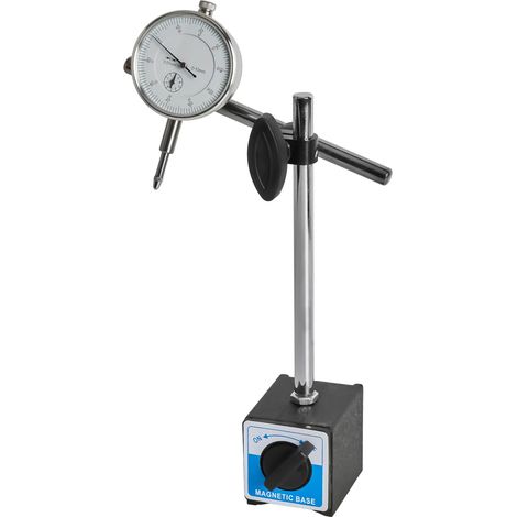 0-10 mm Messuhr mit Magnetständer Kraft&Dele (1/5)