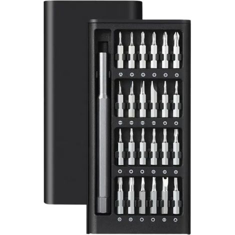 25-in-1-Schraubendreher-Set mit magnetischen Reparaturwerkzeugen und Griff aus Aluminiumlegierung (1/4)