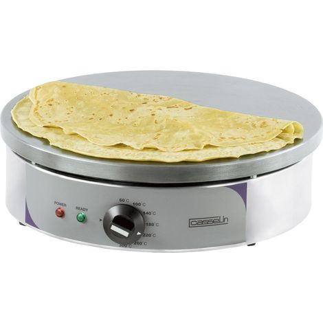 Crêpière fonte 2700w 40cm inox - Casselin - ccr40e