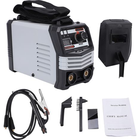 Poste à souder portable à technologie Inverter IGBT, affichage numérique, système de refroidissement performant et protections multiples pour électrodes de 1 à 5 mm, prise UE (1/5)