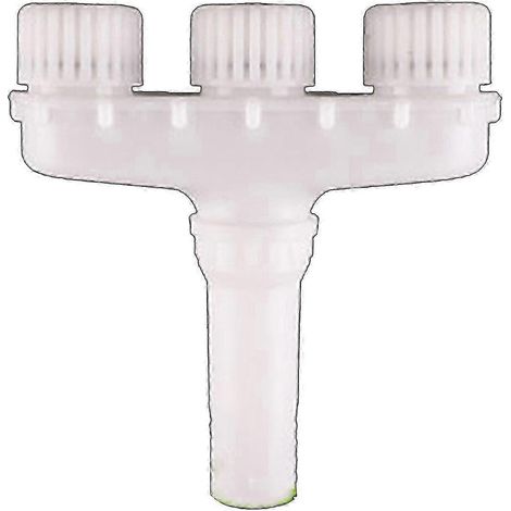 Tête d'arrosage multifonctionnelle en plastique, compatible avec l'irrigation extérieure de jardin et agricole. (1/5)