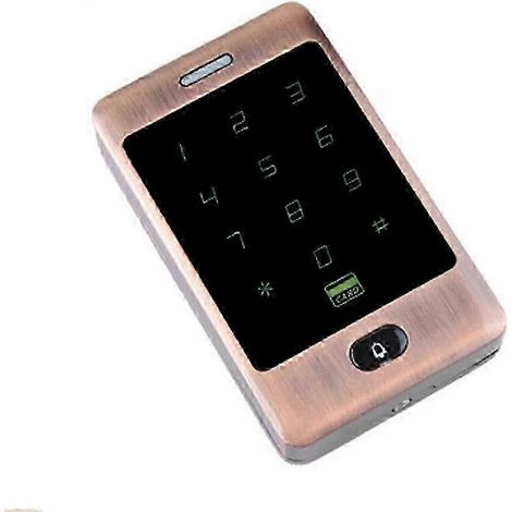 Système de contrôle d'accès autonome 2025, clavier tactile en métal, étanche IP65, système de verrouillage de porte, secteur, bronze (1/5)