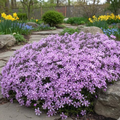 Phlox nain Moerheimii, Phlox mousse/Lot de 9 godets