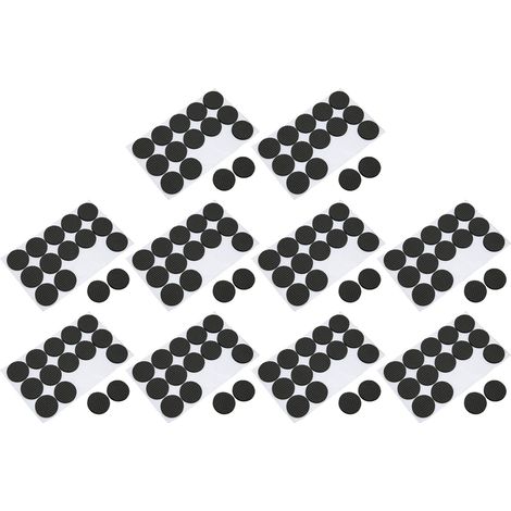 Coussinets adhésifs pour pieds de chaise ronds, épais, anti-dérapants, réducteurs de bruit, protection du sol, lot de meubles en mousse. (1/5)