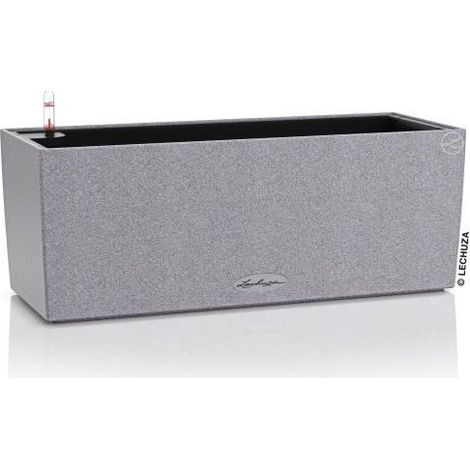 LECHUZA Jardinière BALCONERA Stone 50 ALL-IN-ONE Gris