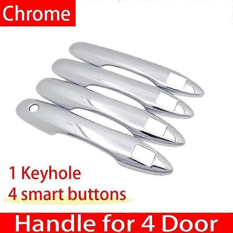 Accessoires de porte pour Toyota Corolla Cross XG10 2022 (2020-2022) : poignées de porte chromées, protection extérieure, 4 boutons intelligents. (1/5)