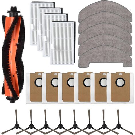 Ersatzteilset für Staubsauger, kompatibel mit dem MONSGA MS1 MAX Saugroboter, Zubehör für Staubsauger, kompatibel mit dem MONSGA MS1 MAX Saugroboter, Hauptbürste, Tuch, Filter (1/5)