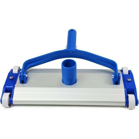 Aspirateur de piscine en aluminium 45 cm – Tuyau d'aspiration 38 mm – Nettoyage manuel efficace pour piscines hors-sol –manuel hors-sol Jardiboutique (1/3)