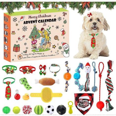 Weihnachts-Countdown für Haustiere – Überraschungsbox – Weihnachtsspielzeug für Hunde – Überraschungsbox – Weihnachtsspielzeug für Katzen – Geschenk für pelzige Kinder (1/5)
