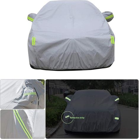 Housse de protection universelle pour Automobile, légère, respirante, PEVA, Anti-poussière, résistante aux UV, épaisse, quatre saisons (1/5)