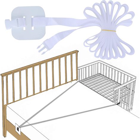 Sangles pour berceau, sangles latérales, sangles pour berceau à ressorts, 2,5 cm x 6 m, sangles pour berceau enfant (1/5)