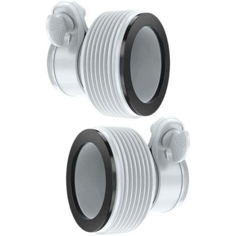 Intex Kit adaptateur de conversion de tuyau B pour tuyau Intex B Pool 3,2 cm à 3,8 cm Pièces de conversion de rechange