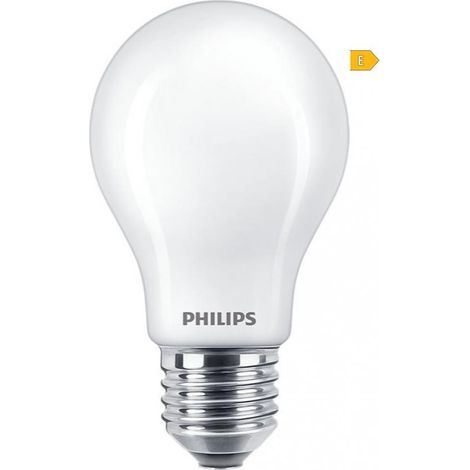Philips lampada a goccia led corepro ledbulb7-60w e27 a60 840 fr classe di efficienza e
