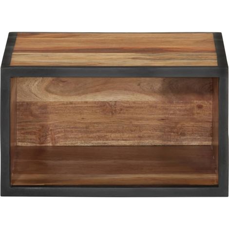 Maison Exclusive - Wand-Nachttisch 35x35x20 cm Massivholz Akazie (1/5)