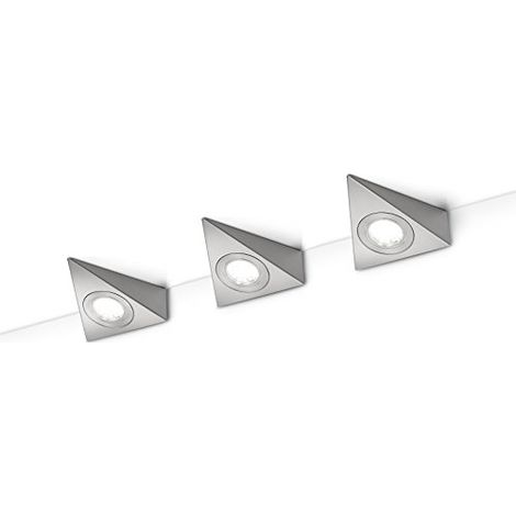 Ecco ECCO Applique murale nickel opaco LED integrata 12 cm (1/4)