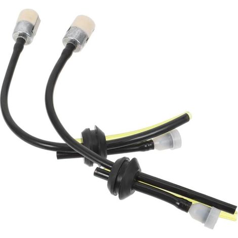 2 pièces Tuyaux Carburant pour Petits Moteurs Durites Compatibles Débroussailleuse Tondeuse Gazon Conduite Essence Facile à Installer - (1/4)