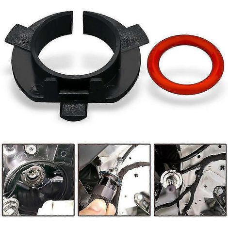 adaptadores de base para bombillas LED H7 para faros delanteros de coche, retenedores de enchufe para soporte de faros delanteros Kia, adaptador H7 para Mitsubishi SZRH AF