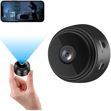 Camera WiFi 1080P Mini Caméra de Surveillance Interieur/extérieur sans Fil avec Enregistrement Micro Cachée Camera Enregistreur Cam Invisible (1/5)