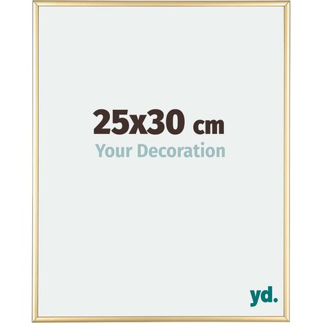 yd. - Cadre photo 25x30 - Or - Aluminium - Kent