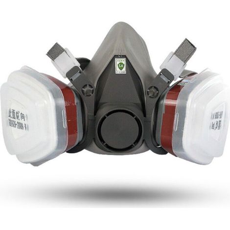 Reusable Respiratory Protection Mask, Dustproof, Gasproof with Filters for Painting, Construction, DIY, Sanding (1/3)