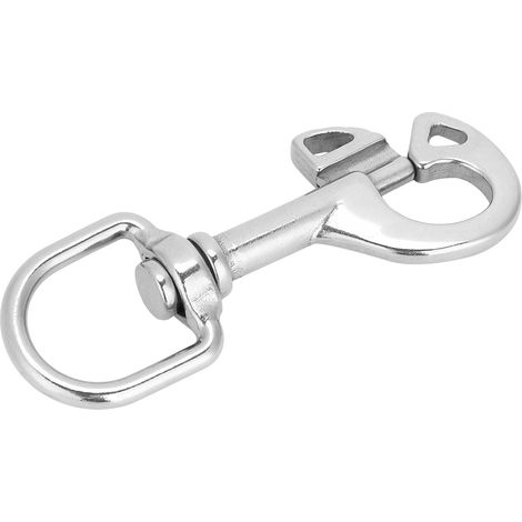 Kit de mousqueton pivotant en acier inoxydable 316 de 95 mm, accessoire de plongée sous-marine