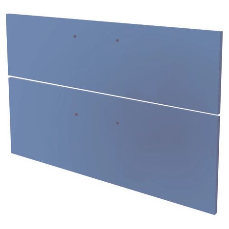 ONDEE - Frentes de cajón MIXY - juego de 2 - 80CM - AZUL - Lacado - Entregado en kit (1/5)