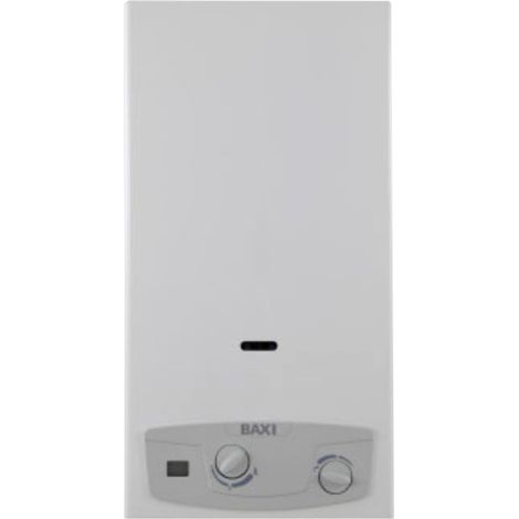 Chauffe-eau gaz au Méthane Baxi Acquaprojet Bleu, 14 Litres chambre ouverte A7698572 (1/2)