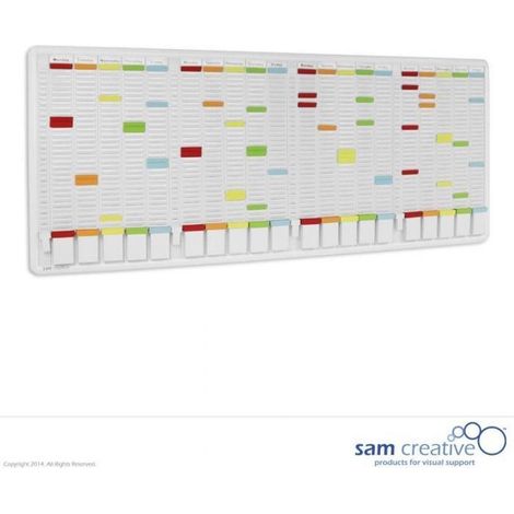 Agenda a 24 colonne e 32 scomparti 60x146 cm (1/4)
