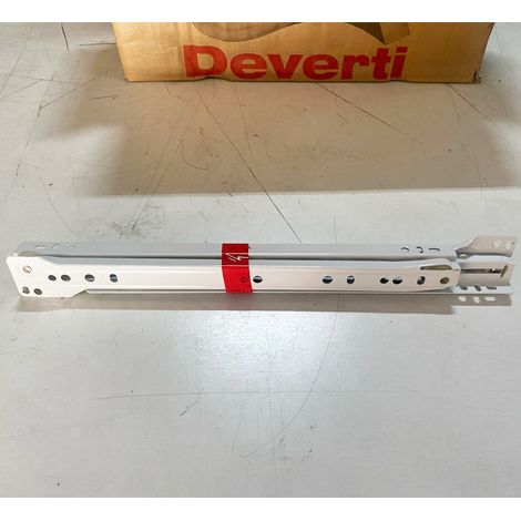 Caja 25 u.d de Guías metálicas para cajón de 30 cm blanco (1/3)