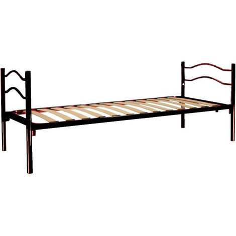 Letto singolo modello 553 cm 82x203x73h Antracite