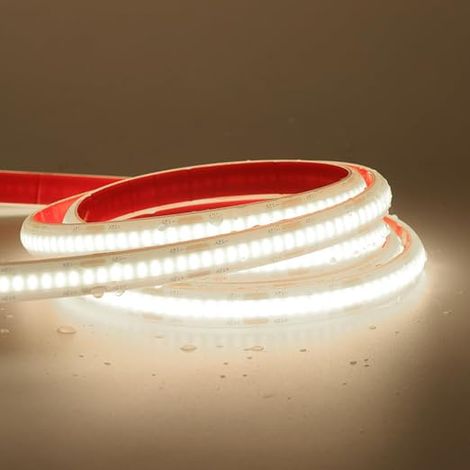 12 V COB LED Strip, 320Leds/m IP68 Waterproof Flexible Strip LED Light Strip for Stairs, Bedroom, Party, Indoor/Outdoor (Natural White, 5M) (1/4)