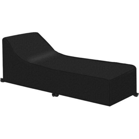 Funda para tumbona de jardín, funda para tumbona, impermeable, resistente al viento, tela Oxford 210D, funda para tumbona (200x70x40/68cm) (1/5)