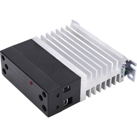 Relais statique à dissipation thermique optimale, relais sur rail de guidage CC/CA 24-480 V CA, résistant à la corrosion, relais industriel LK25DA 25 A (1/5)